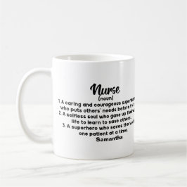 Taza De Café Definición de enfermería Inspiradora personalizada