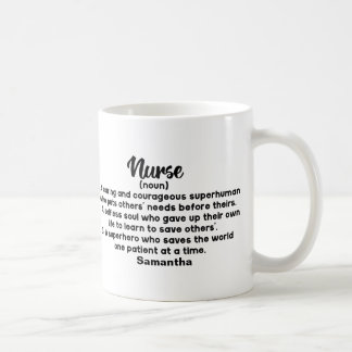 Taza De Café Definición de enfermería Inspiradora personalizada