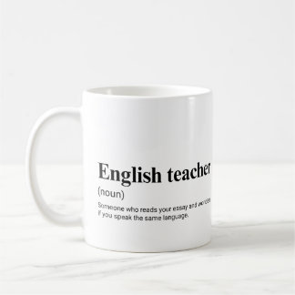 Taza De Café Definición de enseñanza divertida para profesores
