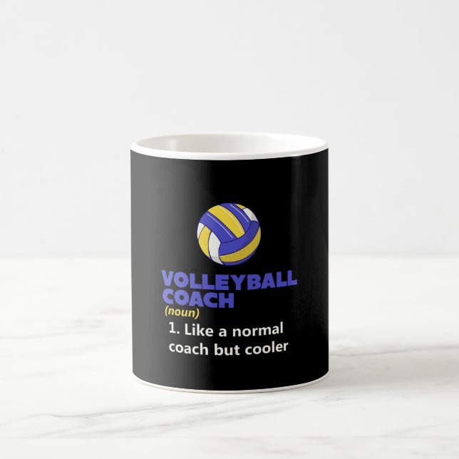 Taza De Café Definición de entrenador de voleibol (Centro)
