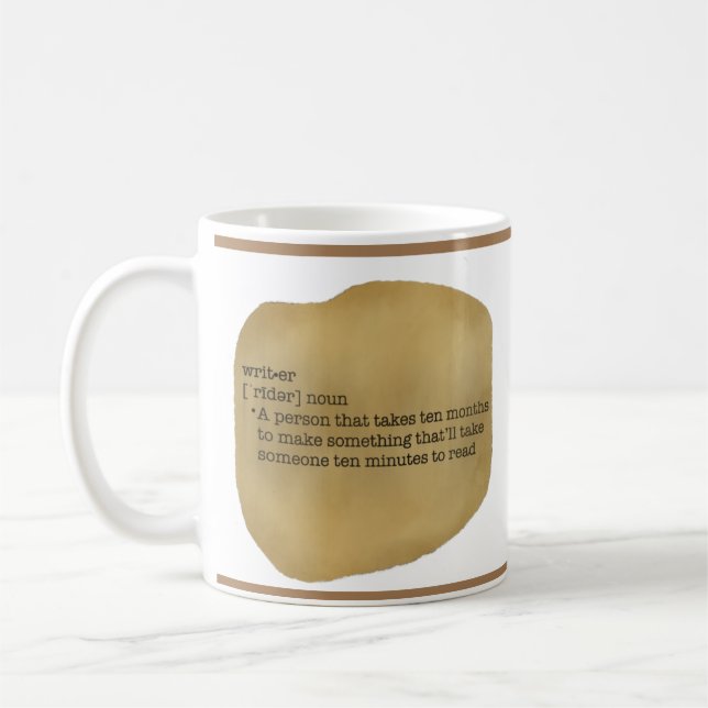 Taza De Café Definición de escritor (Izquierda)