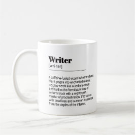 Taza De Café Definición de escritor/autor, cotización