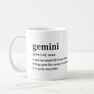 Taza De Café Definición de Géminis Estética Astrología Regalo