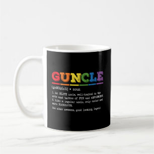 Taza De Café Definición De Gtío Orgulloso Gay Tío Lgbtq Orgullo