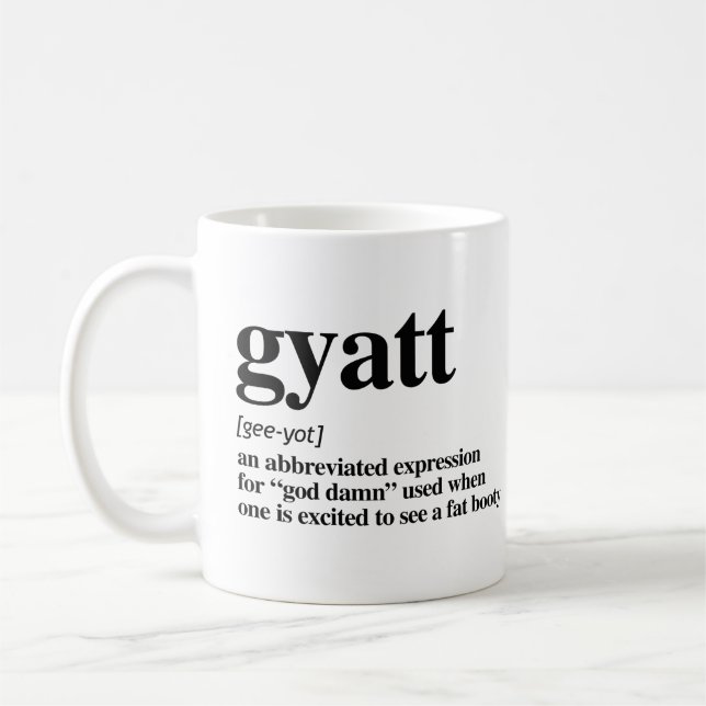 Taza De Café Definición de Gyatt (Izquierda)