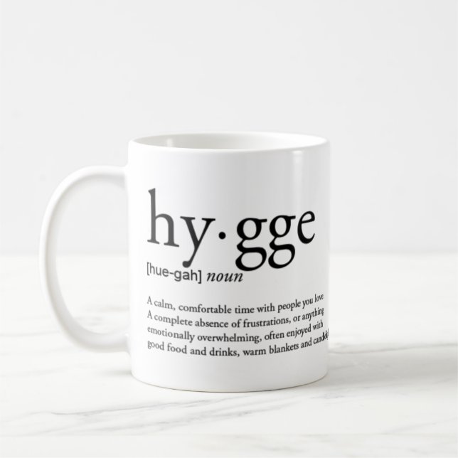 Taza De Café Definición de Hygge (Izquierda)