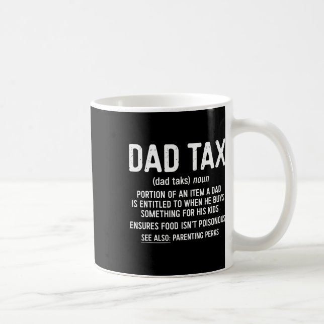 Taza De Café Definición de impuestos Camisa del Día del Padre (Derecha)