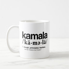 Taza De Café Definición de Kamala - Principio duro sin miedo