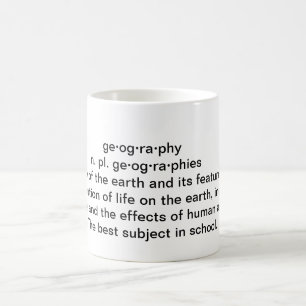 Taza De Café Definición de la geografía