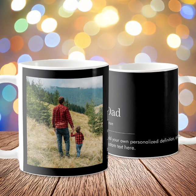 Taza De Café Definición de la palabra de fotos de papá (Subido por el creador)