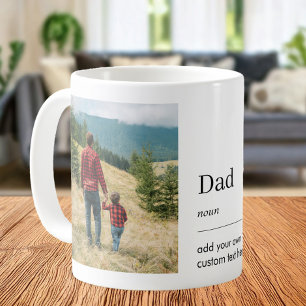 Taza De Café Definición de la palabra de fotos de papá