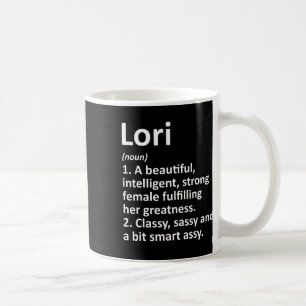 Taza De Café Definición de Lori Nombre Personalizado Navidad Di