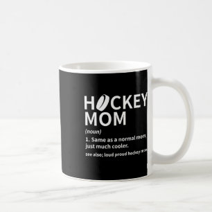 Taza De Café Definición de Mamá de Hockey Jugadora de Hockey so