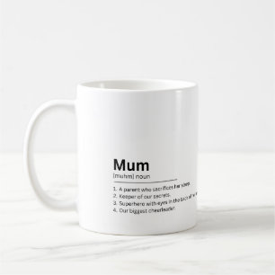 Taza De Café Definición de mamá: regalo fotográfico para el día
