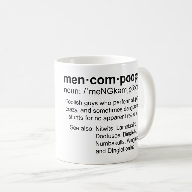 Taza De Café definición de mencompoops (Anverso derecho)