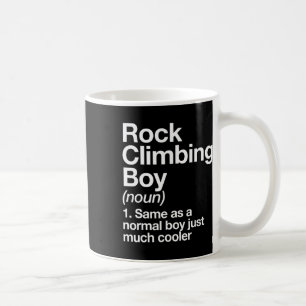 Taza De Café Definición de Niño Trepador Deporte Divertido