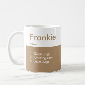 Taza De Café Definición de nombre Café Mug