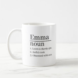 Taza De Café Definición de nombre personalizada Láser de micróf