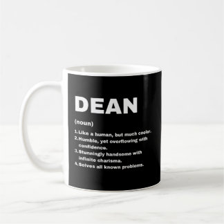 Taza De Café Definición de nombre personalizado de Dean