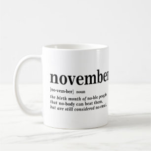 Taza De Café Definición de noviembre