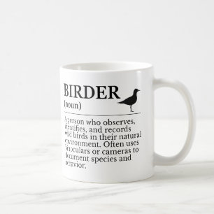 Taza De Café Definición de observador de aves silvestres