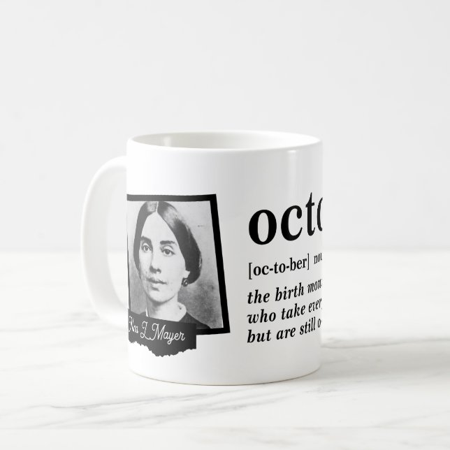 Taza De Café Definición de octubre (Anverso izquierdo)