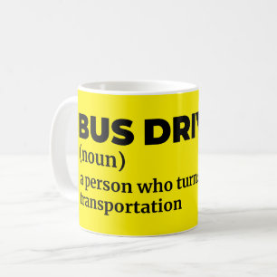 Taza De Café Definición de operador de bus profesional