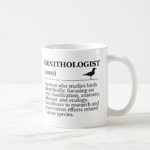 Taza De Café Definición de ornitólogo - Vogelkunde (Observación