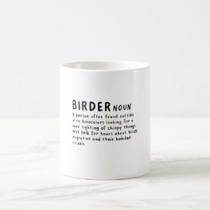 Taza De Café Definición de pájaro