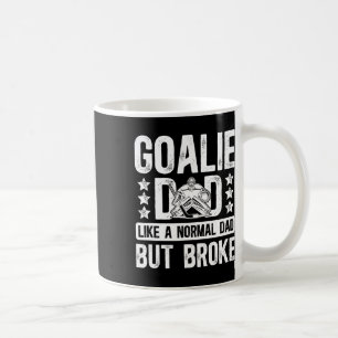 Taza De Café Definición de papá de portero de hockey Papá de un