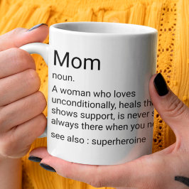 Taza De Café Definición de Personalizado de mamá para tazón de 