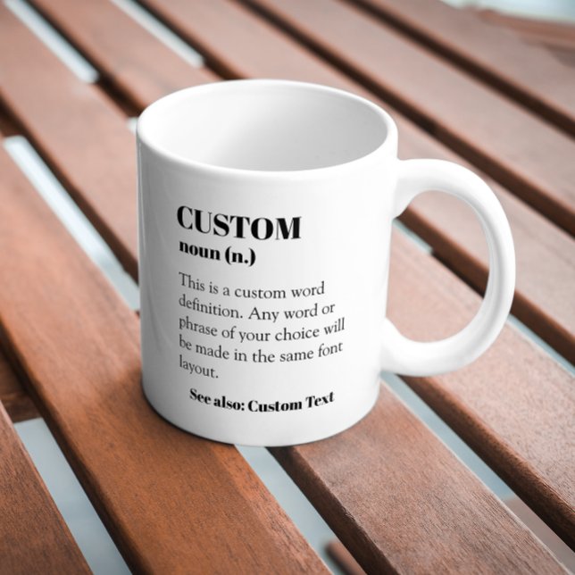 Taza De Café Definición de personalizado Goma de café sin regal (Subido por el creador)
