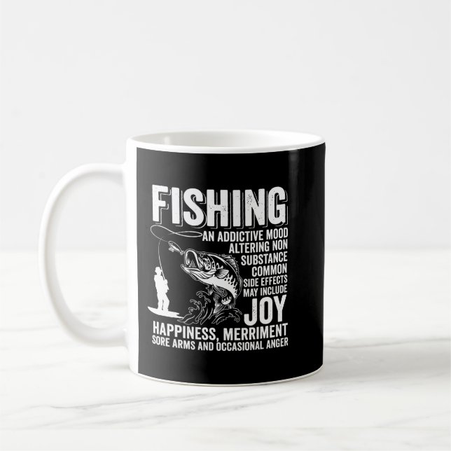 Taza De Café Definición de pescador divertido pescador (Izquierda)