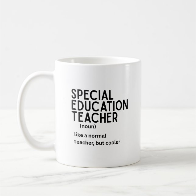 Taza De Café definición de profesor de educación especial (Izquierda)