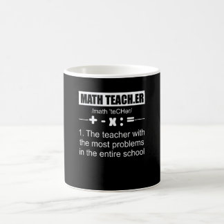 Taza De Café Definición de profesor de matemáticas Problemas es