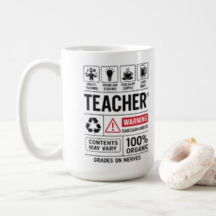Taza De Café Definición de profesor divertido: Multitarea