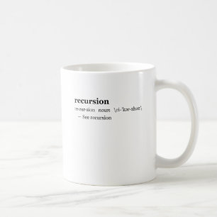 Taza De Café Definición de recursividad