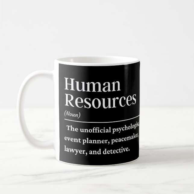 Taza De Café Definición de recursos humanos (Izquierda)