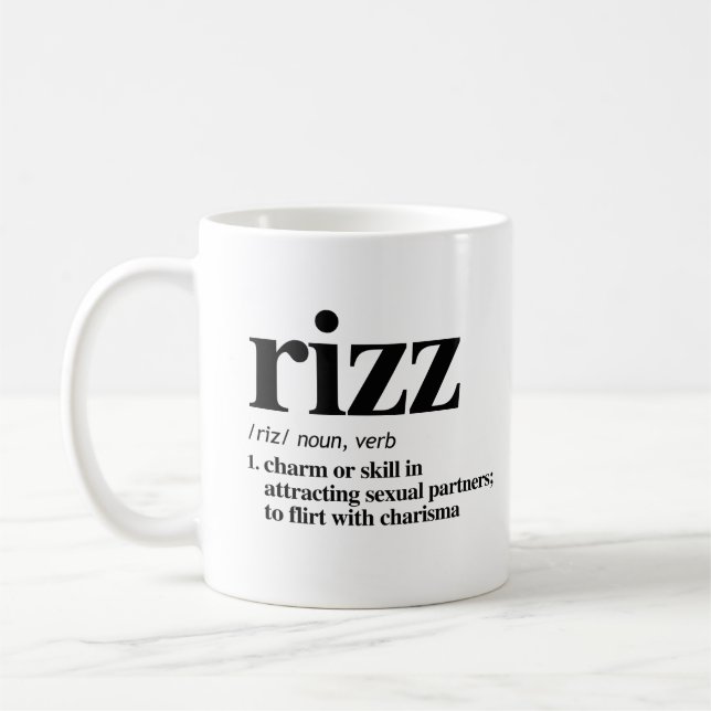 Taza De Café Definición de Rizz (Izquierda)