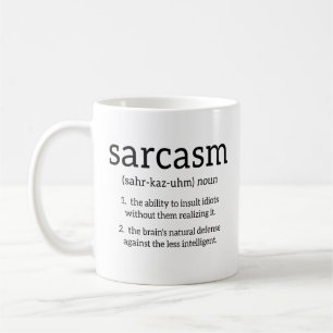 Taza De Café Definición de sarcasmo
