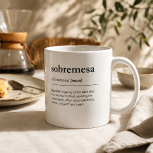 Taza De Café Definición de Sobremesa Vocabulario palabras en es