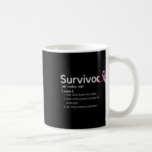 Taza De Café Definición De Sobreviviente Para Sobrevivientes De