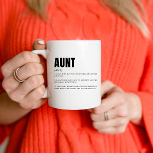 Taza De Café Definición de Tía Divertida y Sentimental