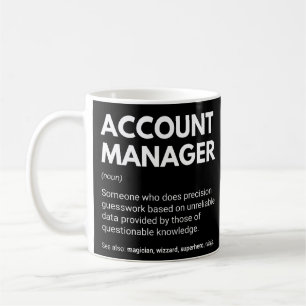 Taza De Café Definición de trabajo divertida de Account Manager