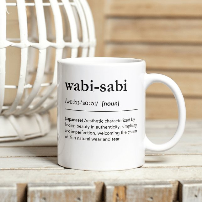 Taza De Café Definición de Wabi-Sabi Arte Cultural de Japón (Subido por el creador)