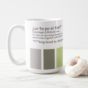 Taza De Café Definición de yuxtaposición