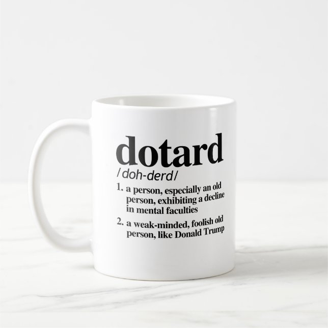 Taza De Café Definición del viejo chocho (Izquierda)