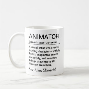 Taza De Café Definición divertida de animador