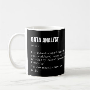 Taza De Café Definición divertida de científico de datos analis