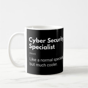 Taza De Café Definición Divertida de Especialista en Seguridad